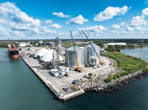 Expanded Oshawa Grain Terminal begins test loads