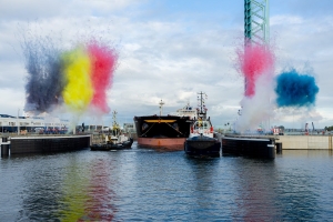 King Willem-Alexander and King Philip open New Lock in Terneuzen