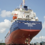 Damen delivers first of three Combi Freighters to Reederei M. Lauterjung